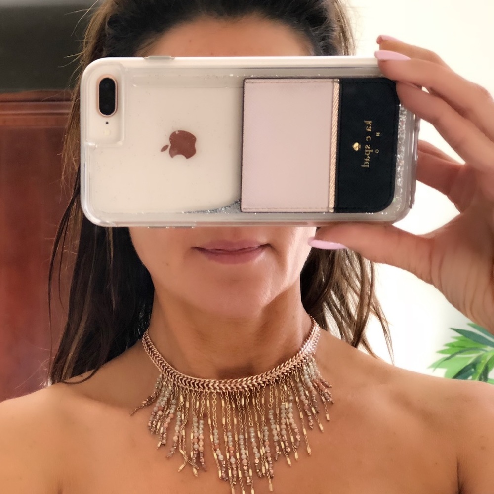 White House black-market rose necklace